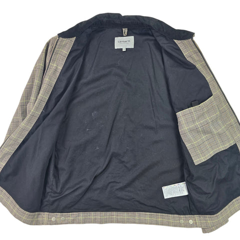 Carhartt WIP Detroit Checkered Jacket Grey Men's Medium