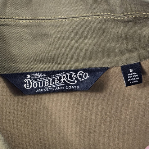 RRL Ralph Lauren Rubber Proofed Trench Coat Green Men's Small