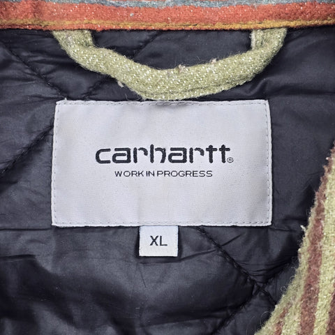 Carhartt WIP Tuscon Striped Quilt Lined Jacket Men's XL