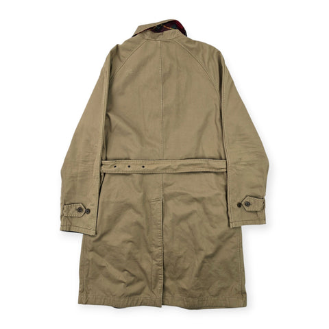 Polo Ralph Lauren Balmacaan Reversible Patchwork Trench Coat Men's Medium