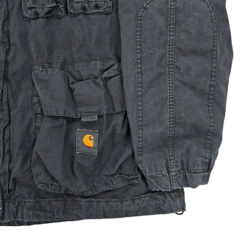 Carhartt WIP Berm Utility Full Zip Jacket Grey Men's Large