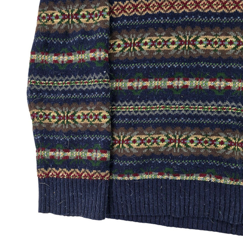 Polo Ralph Lauren Fair Isle Pattern Knitted Jumper Men's XL