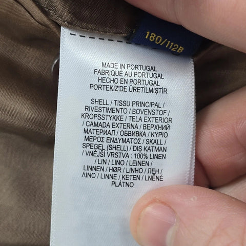 Polo Ralph Lauren Glen Plaid Sport Coat Blazer Brown Men's Large