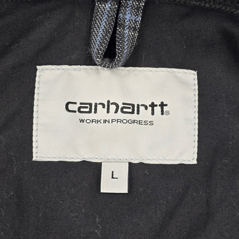 Carhartt WIP Detroit Checkered Jacket Grey Men's Large
