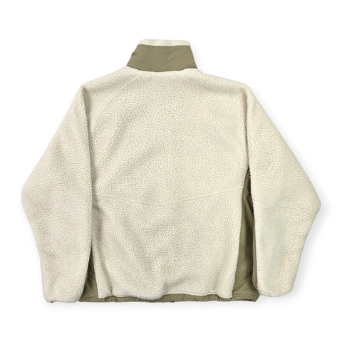 Carhartt WIP Rare Hillock Fleece Jacket Cream Men's Small