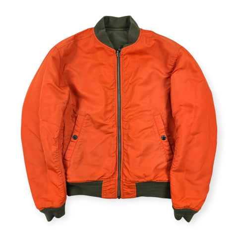 Polo Ralph Lauren Reversible Military Patch Flight Bomber Jacket Men's Medium