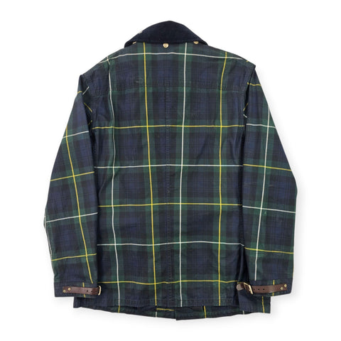 Polo Ralph Lauren Fireman Checkered  Waxed Clasp Jacket Men's Medium