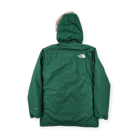 The North Face Zanneck Dryvent Puffer Parka Jacket Green Men's Medium