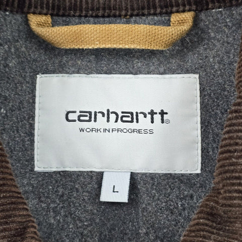 Carhartt WIP Detroit Blanket Lined Jacket Brown Men's Large