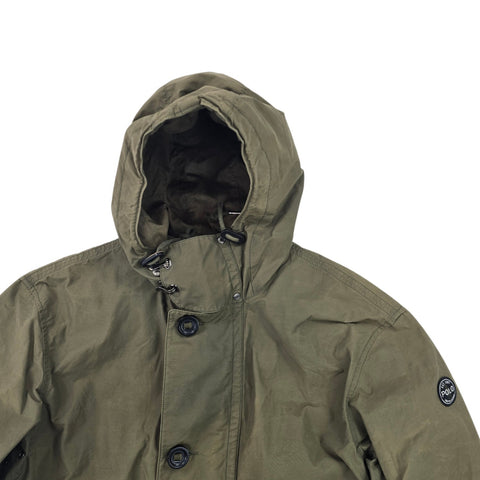Polo Ralph Lauren Utility Canvas Parka Jacket Green Men's Medium