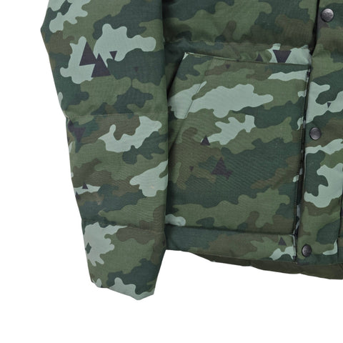 The North Face Box Canyon 550 Camouflage Down Puffer Jacket Men's Small
