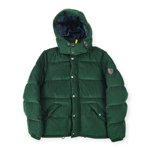 Polo Ralph Lauren Corduroy Puffer Jacket Green Men's Medium