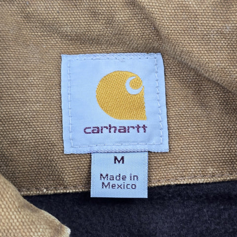 Carhartt Berwick Y2K Workwear Fleece Lined Jacket Brown Men's Medium