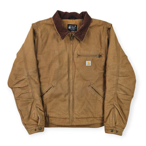 Carhartt Detroit Workwear Blanket Lined Jacket Brown Men's Large