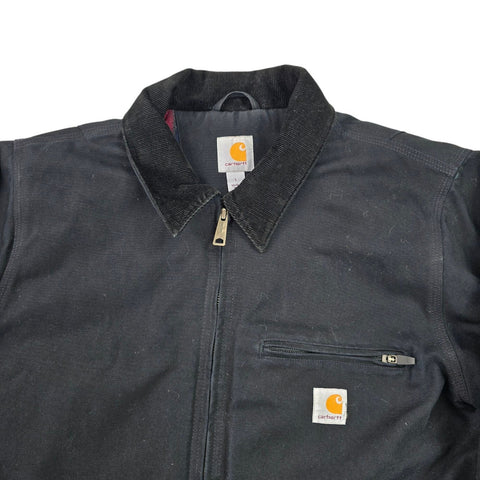 Carhartt Detroit Workwear Blanket Lined Jacket Black Men's Large