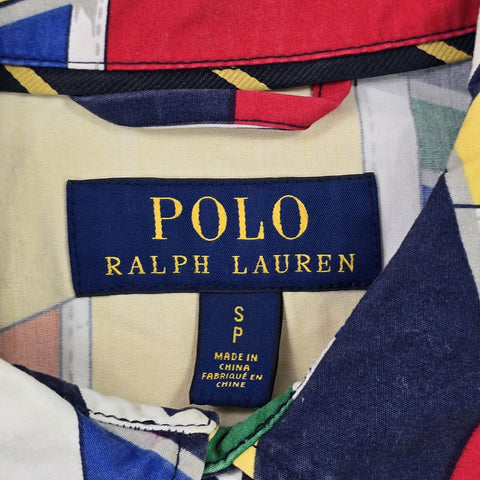 Polo Ralph Lauren Bayport Sailing Flags Graphic Harrington Jacket Men's Small