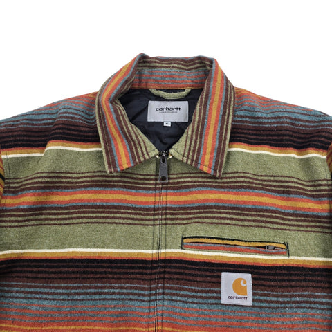 Carhartt WIP Tuscon Striped Quilt Lined Jacket Men's XL