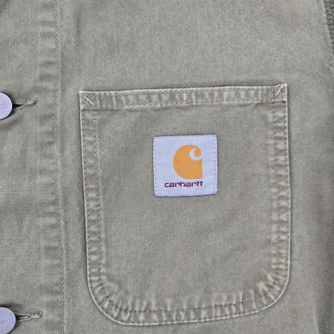 Carhartt WIP Michigan Chore Jacket Grey Men's Small