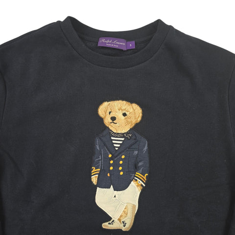 Ralph Lauren Purple Label Bear Sweatshirt Blue Men's Small