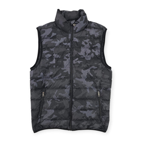 Polo Ralph Lauren Camouflage Puffer Gilet Jacket Men's Small