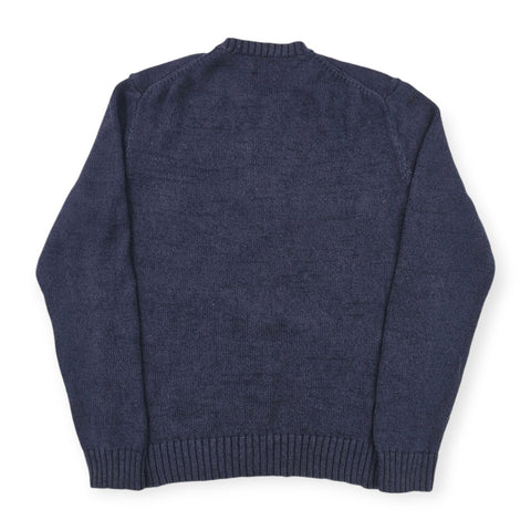 Polo Ralph Lauren Bear Knitted Jumper Blue Men's Medium