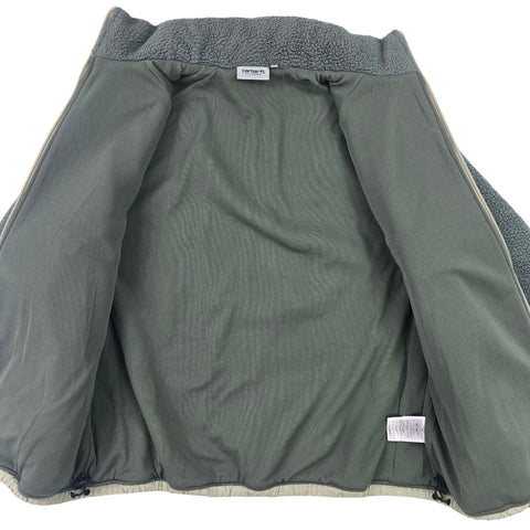 Carhartt WIP Rare Hillock Fleece Jacket Grey Men's Large