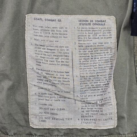 Polo Ralph Lauren Distressed Military Patch Field Jacket Green Men's Medium