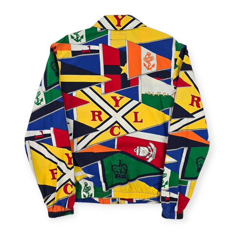 Polo Ralph Lauren Bayport Sailing Flags Graphic Harrington Jacket Men's Small