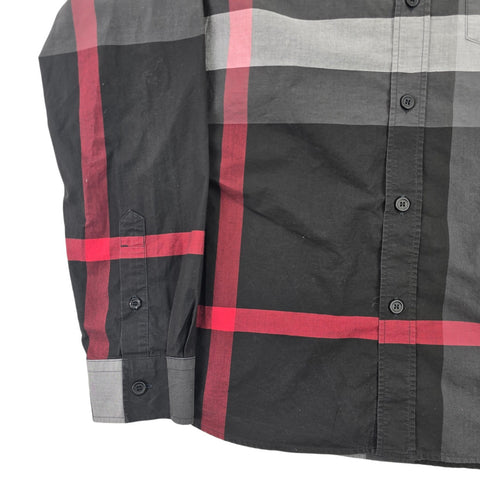 Burberry Somerton Nova Check Long Sleeve Shirt Men's Medium