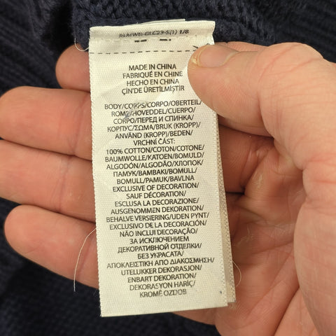 Polo Ralph Lauren USA Flag Knitted Jumper Blue Men's XL