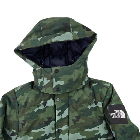 The North Face Box Canyon 550 Camouflage Down Puffer Jacket Men's Small