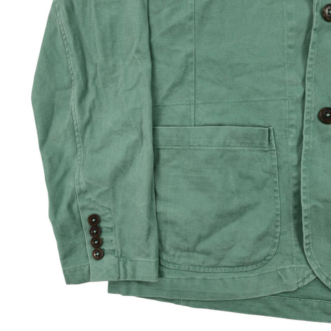 Polo Ralph Lauren Marina Spellout Chore Blazer Jacket Green Men's Large