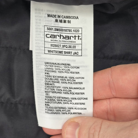 Carhartt WIP Whitsome Shirt Corduroy Camouflage Jacket Men's Medium