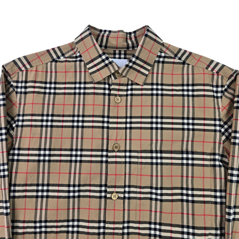 Burberry Simpson Nova Check Long Sleeve Shirt Men's Small