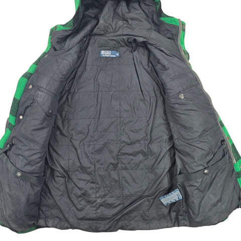 Polo Ralph Lauren Ski Club Wool Buffalo Plaid Parka Jacket Men's Medium