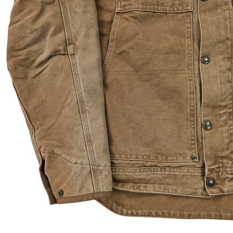 Carhartt Berwick Y2K Workwear Fleece Lined Jacket Brown Men's Large
