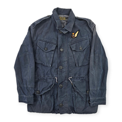 Polo Ralph Lauren Military Patch Field Jacket Blue Men's Large