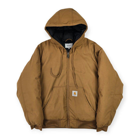 Carhartt WIP Active Cold Puffer Jacket Brown Men's Large