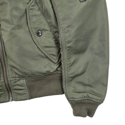 Polo Ralph Lauren Reversible Military Patch Flight Bomber Jacket Men's Small
