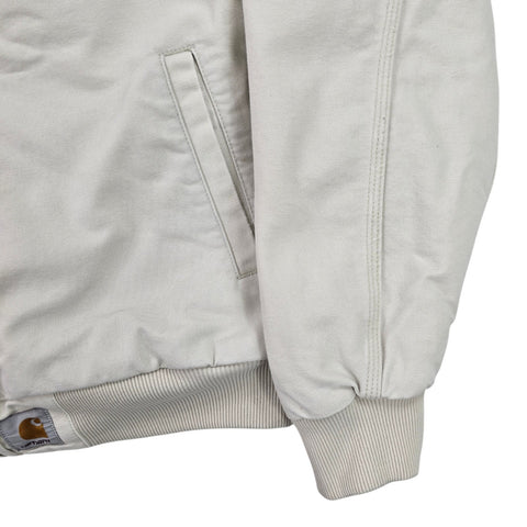 Carhartt WIP OG Santa Fe Quilt Lined Jacket Grey Men's Large