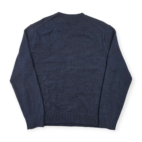 Polo Ralph Lauren USA Flag Bear Knitted Jumper Blue Men's XL