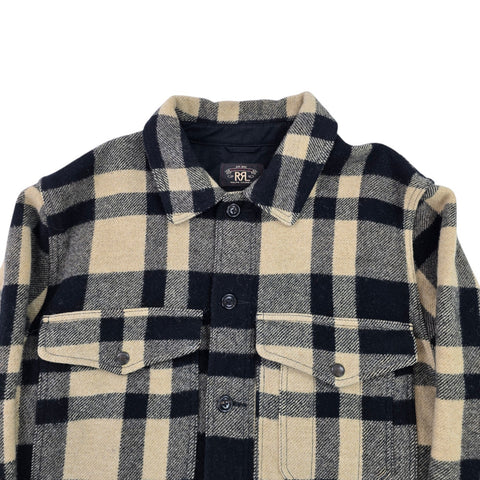 RRL Ralph Lauren Mackinaw Cruiser Plaid Jacket Men's Large
