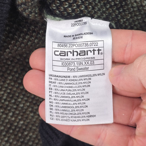 Carhartt WIP Duck Pond Graphic Knitted Jumper Men's Medium