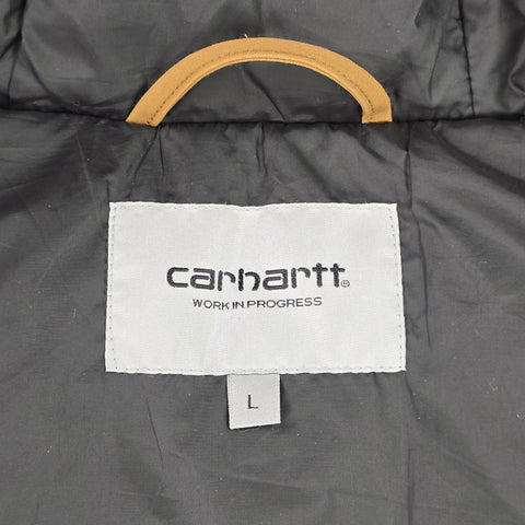 Carhartt WIP Active Cold Puffer Jacket Brown Men's Large