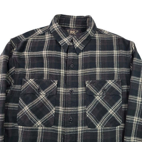 RRL Ralph Lauren Thick Flannel Checkered Shirt Men's Small