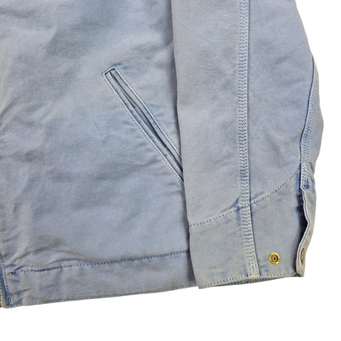 Carhartt WIP Detroit Dyed Bomber Jacket Blue Men's Medium