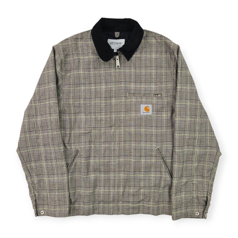 Carhartt WIP Detroit Checkered Jacket Grey Men's Medium