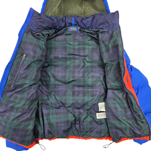 Polo Ralph Lauren 750 Sherpa Colourblock Down Puffer Jacket Men's Medium