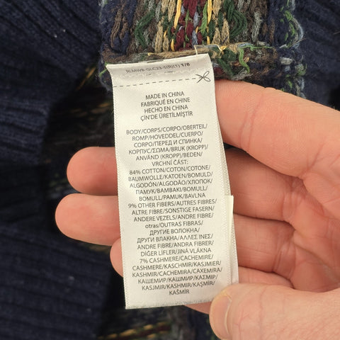 Polo Ralph Lauren Fair Isle Pattern Knitted Jumper Men's Large