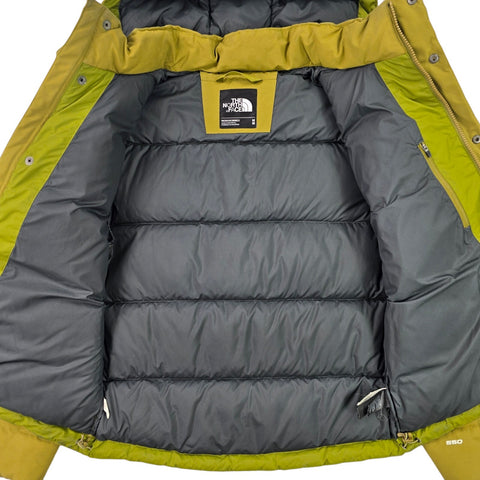 The North Face Box Canyon 550 Down Puffer Jacket Green Men's Medium